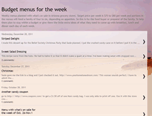 Tablet Screenshot of budgetmenu.blogspot.com