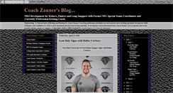 Desktop Screenshot of coachzauner.blogspot.com