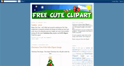Desktop Screenshot of freecuteclipart.blogspot.com