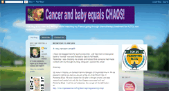 Desktop Screenshot of cancerandbabyequalschaos.blogspot.com