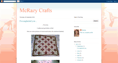 Desktop Screenshot of mcrazycrafts.blogspot.com