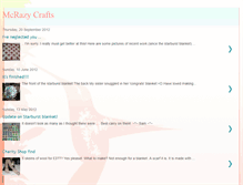 Tablet Screenshot of mcrazycrafts.blogspot.com