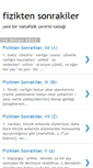 Mobile Screenshot of fiziktensonrakiler.blogspot.com