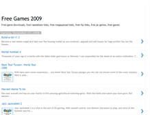 Tablet Screenshot of freegames2009.blogspot.com