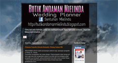 Desktop Screenshot of butikandamanmielinda.blogspot.com