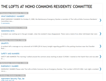 Tablet Screenshot of loftsatnohocommons.blogspot.com