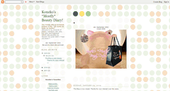 Desktop Screenshot of beautydiary.blogspot.com