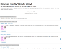 Tablet Screenshot of beautydiary.blogspot.com