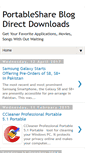 Mobile Screenshot of portableshare.blogspot.com