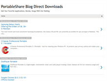 Tablet Screenshot of portableshare.blogspot.com