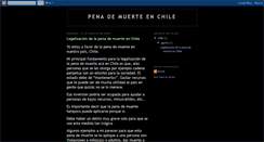 Desktop Screenshot of penademuerteenchile.blogspot.com