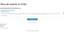 Tablet Screenshot of penademuerteenchile.blogspot.com