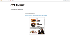 Desktop Screenshot of mp3sangeet.blogspot.com