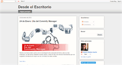 Desktop Screenshot of desdescritorio.blogspot.com