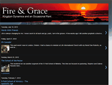 Tablet Screenshot of fireandgrace.blogspot.com