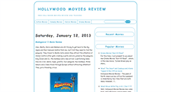 Desktop Screenshot of hollywoodmoviesreview.blogspot.com