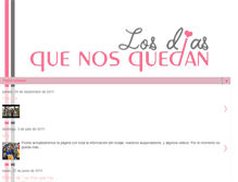 Tablet Screenshot of losdiasquenosquedan.blogspot.com