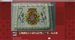 Desktop Screenshot of pasteleriamundodefantasia.blogspot.com