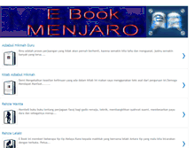 Tablet Screenshot of menjaroebook.blogspot.com