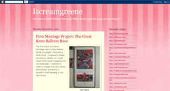 Desktop Screenshot of iscreamgreene.blogspot.com