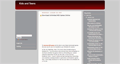 Desktop Screenshot of about-kids-and-teens.blogspot.com
