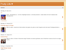 Tablet Screenshot of fruity-life.blogspot.com