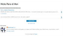 Tablet Screenshot of nicksysubnicksparaelmsn.blogspot.com