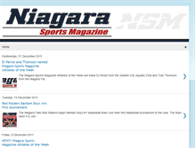 Tablet Screenshot of niagarasportsmagazine.blogspot.com