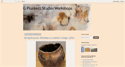 Desktop Screenshot of gplunkettstudioworkshops.blogspot.com