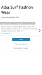Mobile Screenshot of albasurfwear.blogspot.com