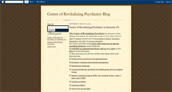 Desktop Screenshot of center-of-revitalizing-psychiatry.blogspot.com