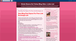 Desktop Screenshot of do-follow-blog-sites-list.blogspot.com