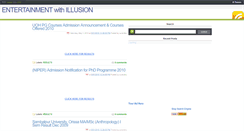 Desktop Screenshot of illusionicentertainment.blogspot.com