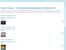 Tablet Screenshot of chico-xavier.blogspot.com