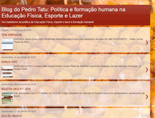 Tablet Screenshot of blogdopedrotatu.blogspot.com