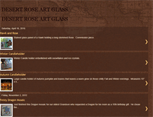 Tablet Screenshot of desertroseartglass.blogspot.com