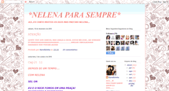 Desktop Screenshot of nelenaparasempre.blogspot.com