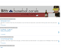 Tablet Screenshot of beerandbaseballcards.blogspot.com