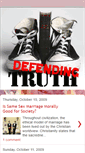 Mobile Screenshot of defendingtruthforteens.blogspot.com