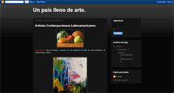 Desktop Screenshot of colombiaartistica.blogspot.com