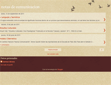 Tablet Screenshot of comunicaciontandil.blogspot.com