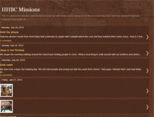 Tablet Screenshot of highlandheightsmissions.blogspot.com