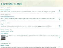 Tablet Screenshot of itdontmatternomore.blogspot.com