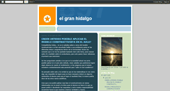 Desktop Screenshot of elgranhidalgo.blogspot.com