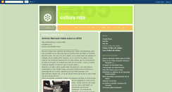 Desktop Screenshot of culturaroja.blogspot.com