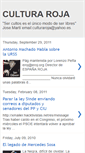 Mobile Screenshot of culturaroja.blogspot.com