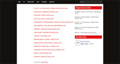 Desktop Screenshot of lyricsepoch.blogspot.com