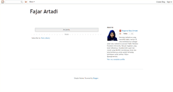 Desktop Screenshot of fajarartadi.blogspot.com