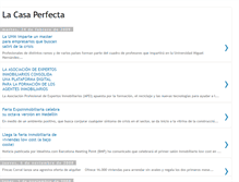 Tablet Screenshot of lacasaperfecta.blogspot.com