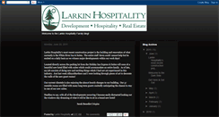 Desktop Screenshot of larkinhospitality.blogspot.com